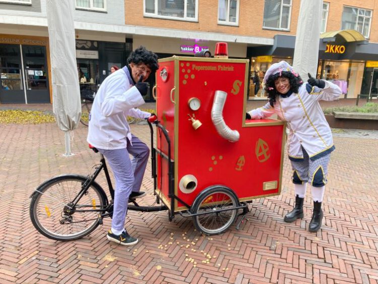 pepernotenmachine van Sinterklaas