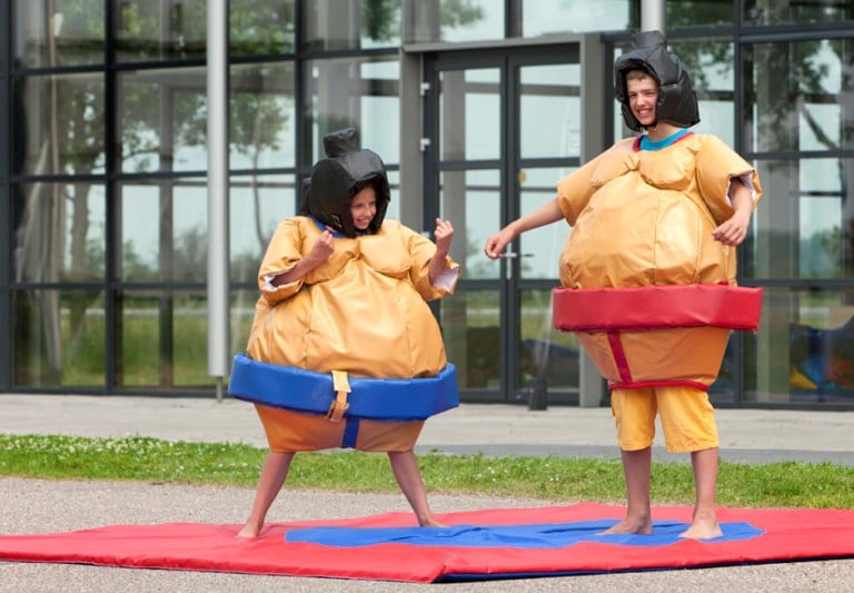 Halloween verder verontschuldiging Sumoworstelen voor kinderen huren? Partyhome verhuurt dé sumo pakken
